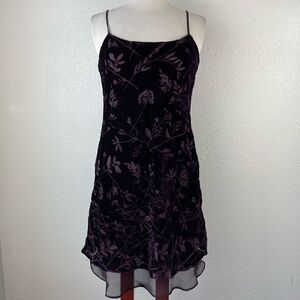 Nautica Purple Velour Nightie Size M EUC